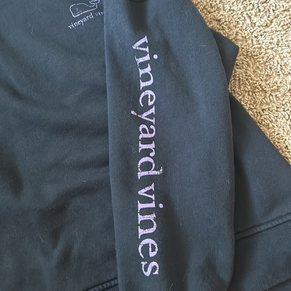 Navy blue vineyard vines hoodie - Picture 3 of 5
